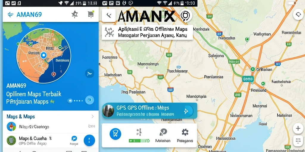 Tampilan antarmuka AMAN69 yang intuitif dan fungsional untuk navigasi.