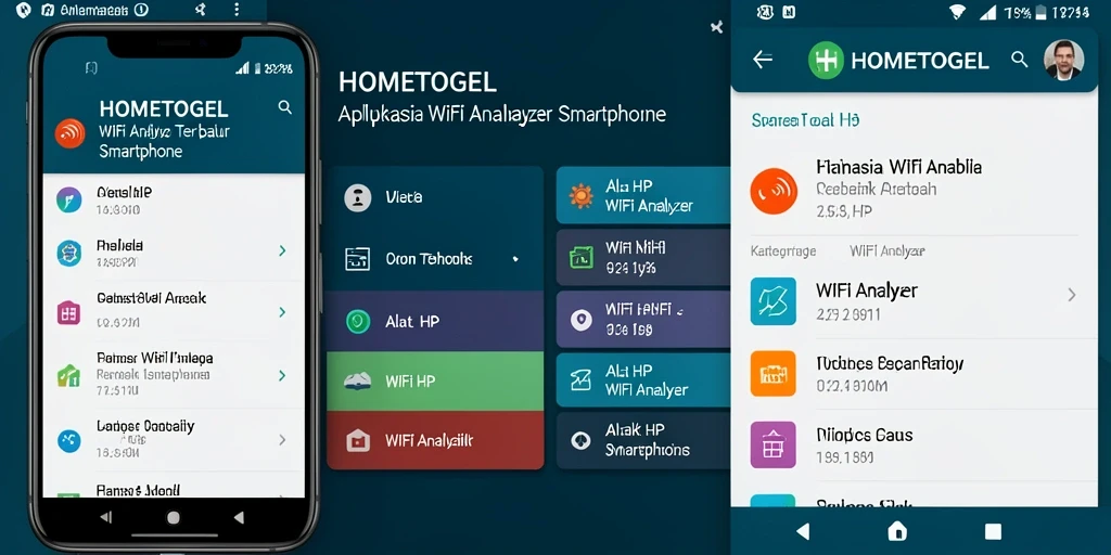 Tampilan antarmuka aplikasi HOMETOGEL yang intuitif dan informatif.